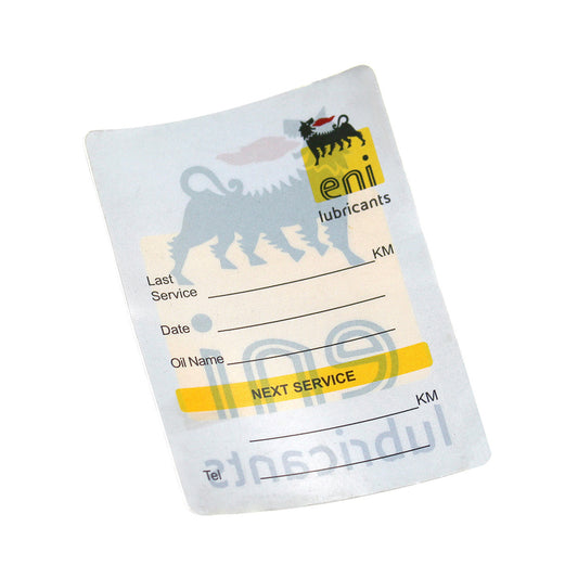 ENI - Car Service Sticker - Large