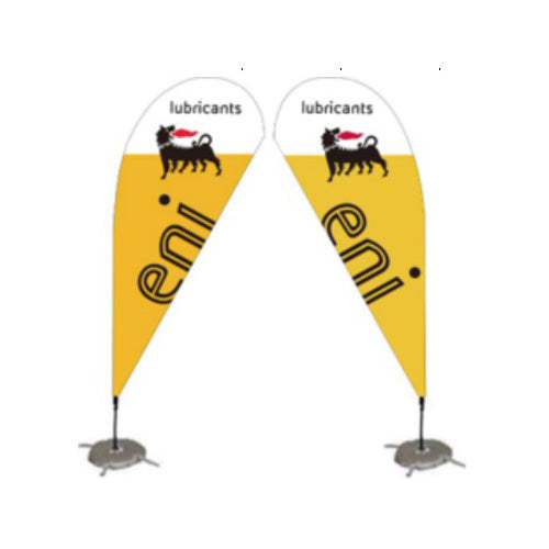 ENI - Beach Flag - Tear Drop